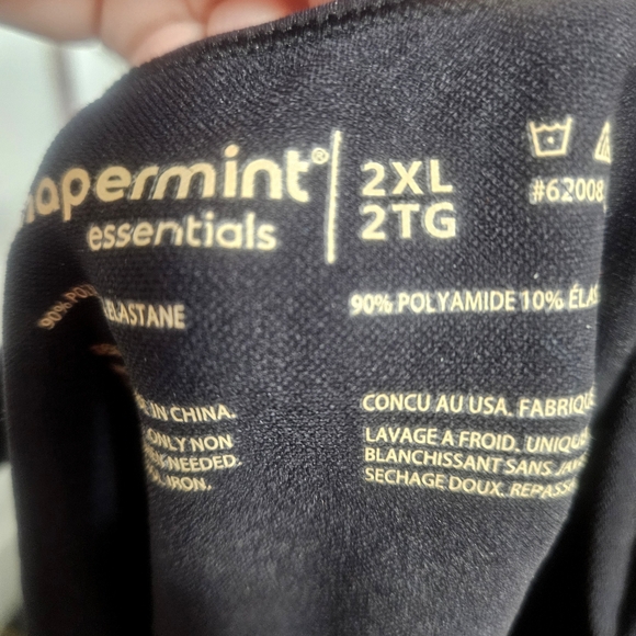 Shapermint Essentials Black Tank Cami XXL - Picture 5 of 6